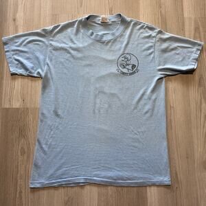 Vintage 70's Forty Niner Patrol Squadron 49 US Navy Blue Tee Shirt Sz Medium VTG